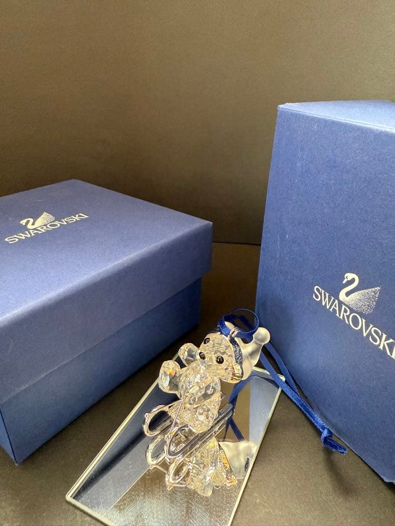 SWAROVSKI　オーナメント　スワロフスキー　クリスベア　ソリ
