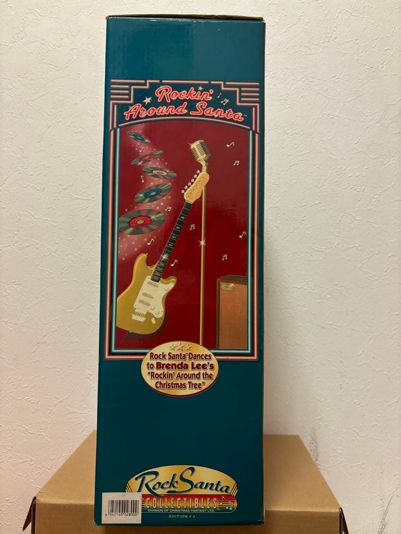 サンタクロース人形2体セット　ロッキンアラウンド　ジングルベルロックサンタ2体