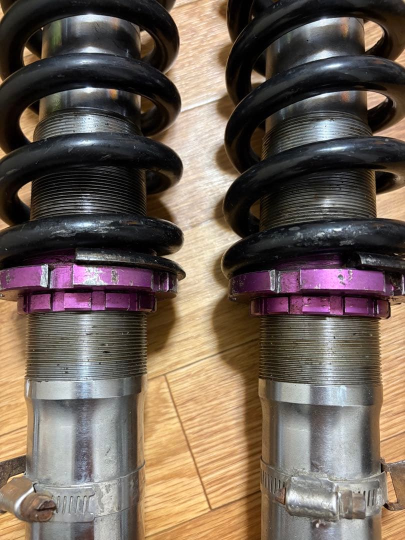 HKS 車高調 2本 抜け固着無し17クラウン チェイサー マークII クレスタ