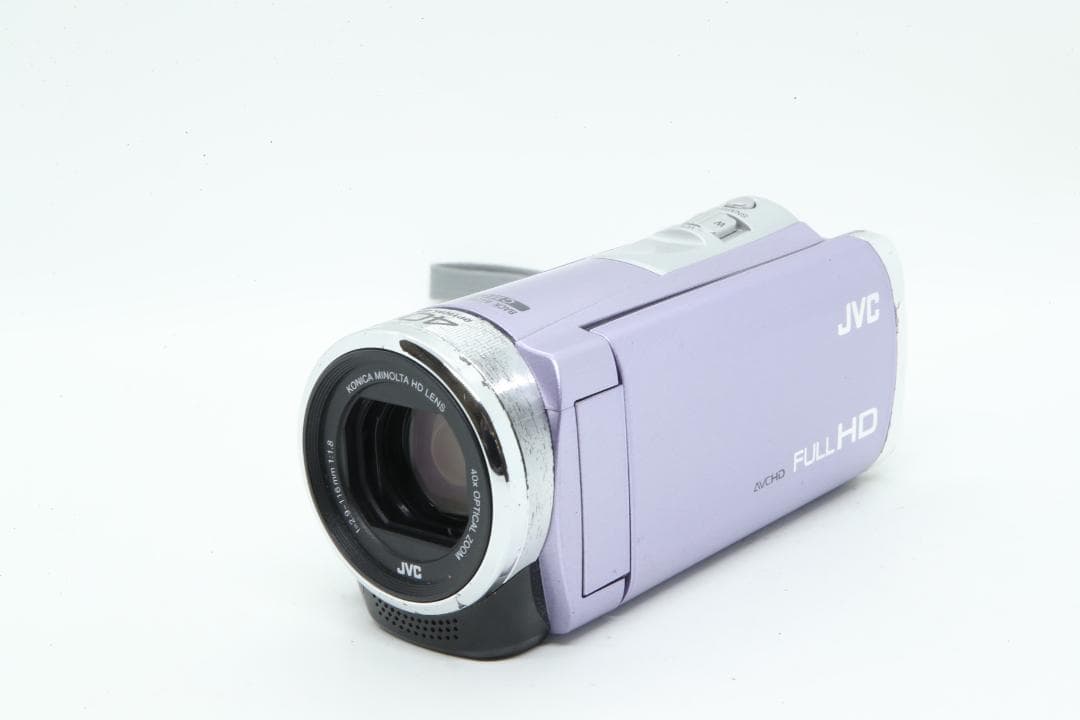 【Q2206】 JVC GZ-HM33-V バイオレット 充電器付属