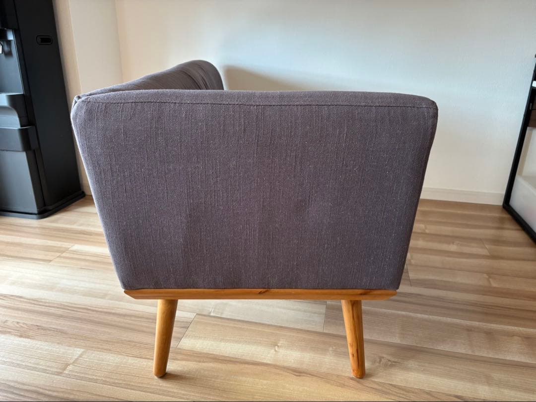 セット① マナベインテリアカウチソファ幅143×奥61×高66