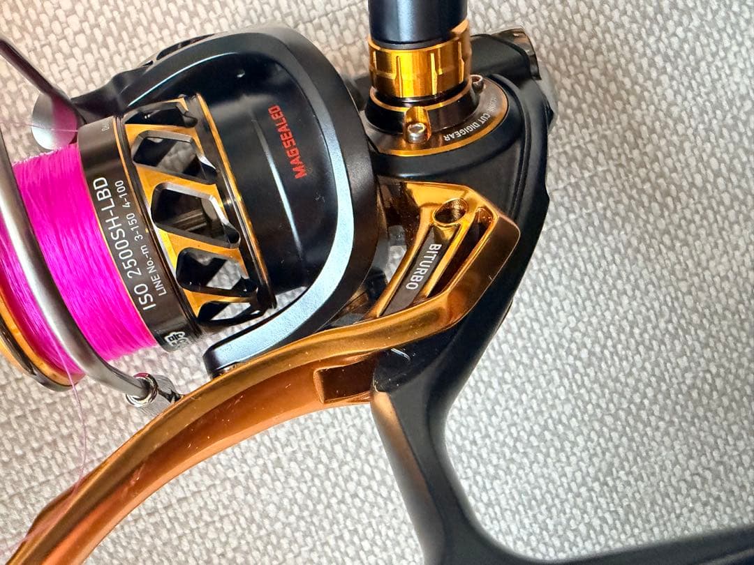 ダイワ18 トーナメントISO 2500SH-LBD 口太スプール