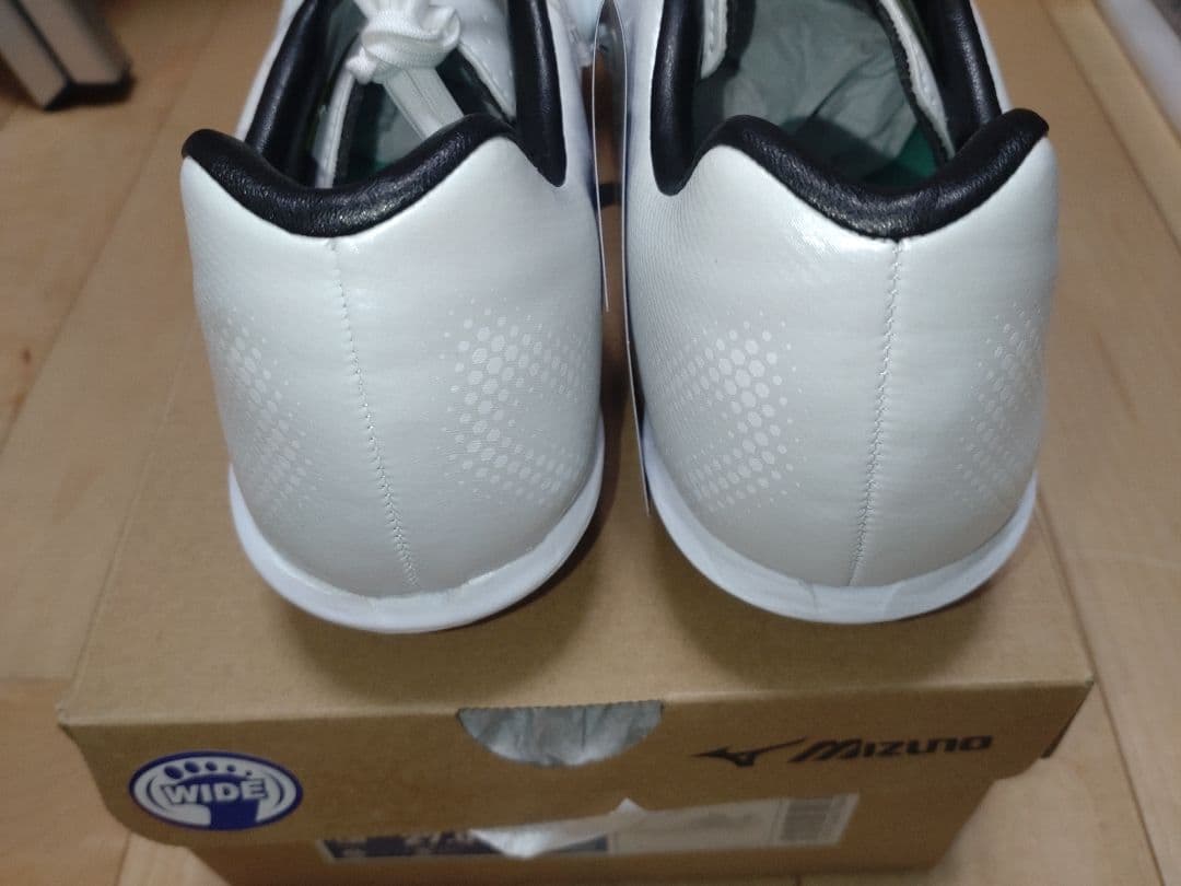 ミズノ スパイク 野球 白 ライトレボエリート2ワイド 27.0 高校野球対応