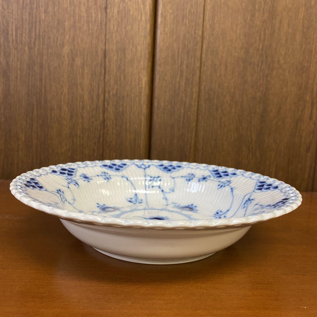 ロイヤルコペンハーゲン ブルーブルーテッドフルレース　プレート2枚セット