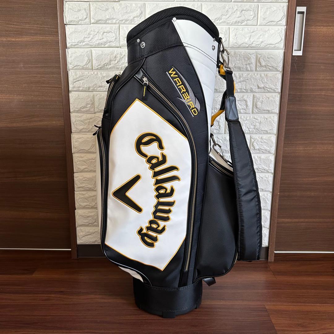 Callaway Warbird キャディバッグ 9型 ブラック×ホワイト