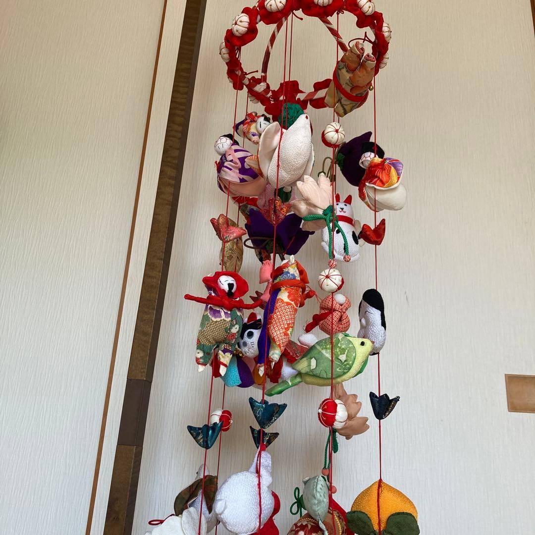 ハンドメイド⭐︎吊るし飾り⭐︎つるしびな⭐︎正絹・ちりめん♡ひな祭り