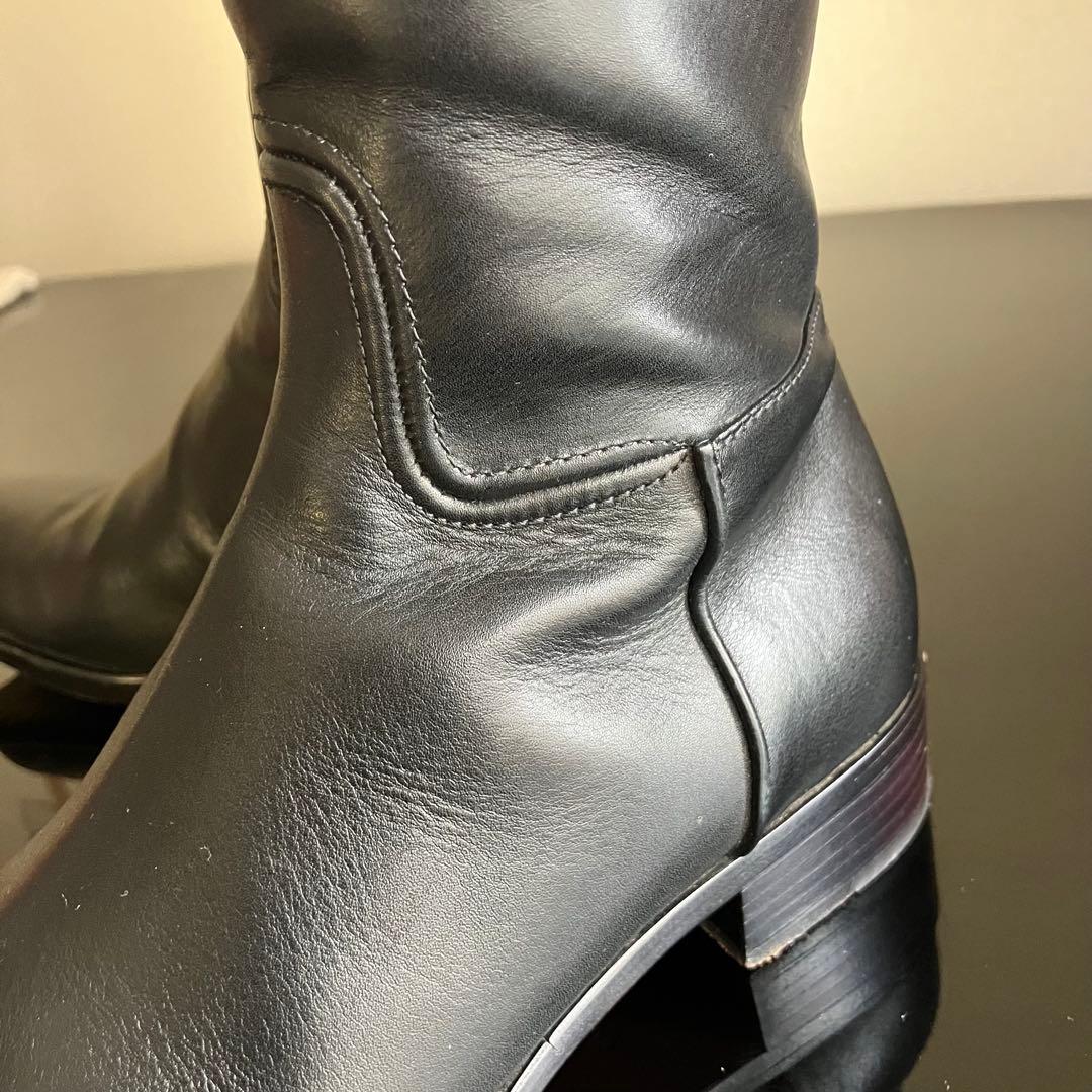 希少　ALAIA レザーロングブーツ　ビンテージ　アズディン・アライア　マドンナ