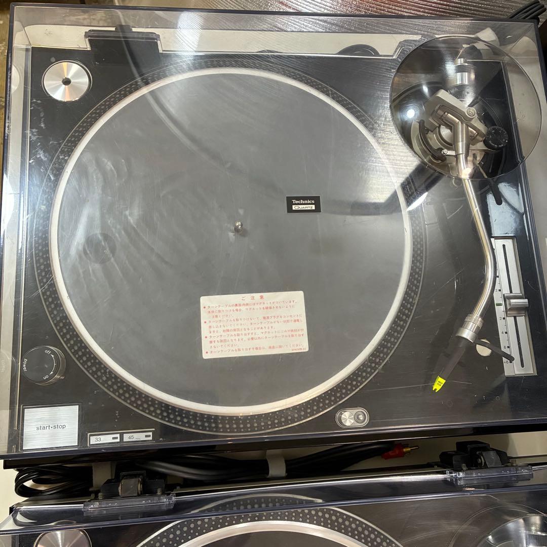 2台 （おまけ付）technics テクニクスターンテーブルSL1200 mk2