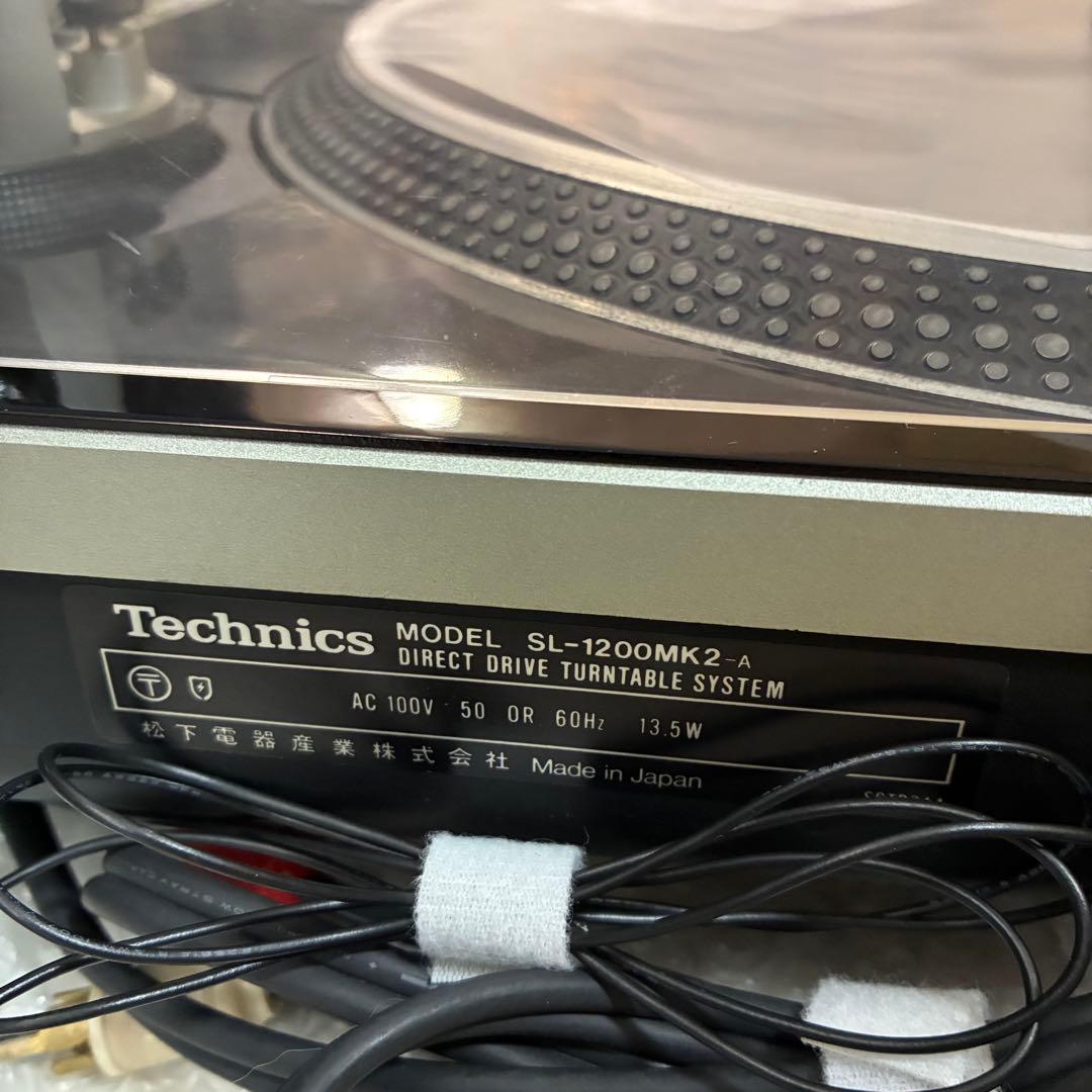 2台 （おまけ付）technics テクニクスターンテーブルSL1200 mk2