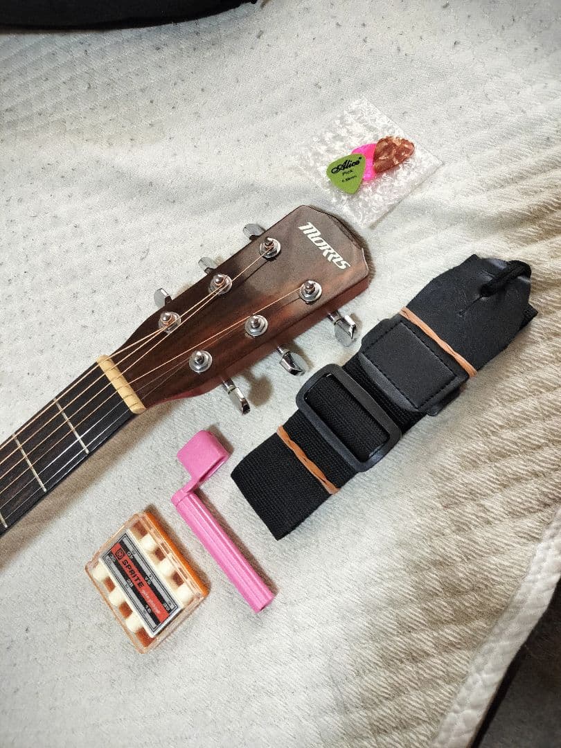 Morris モーリス アコースティックギター 小ぶり ケース付