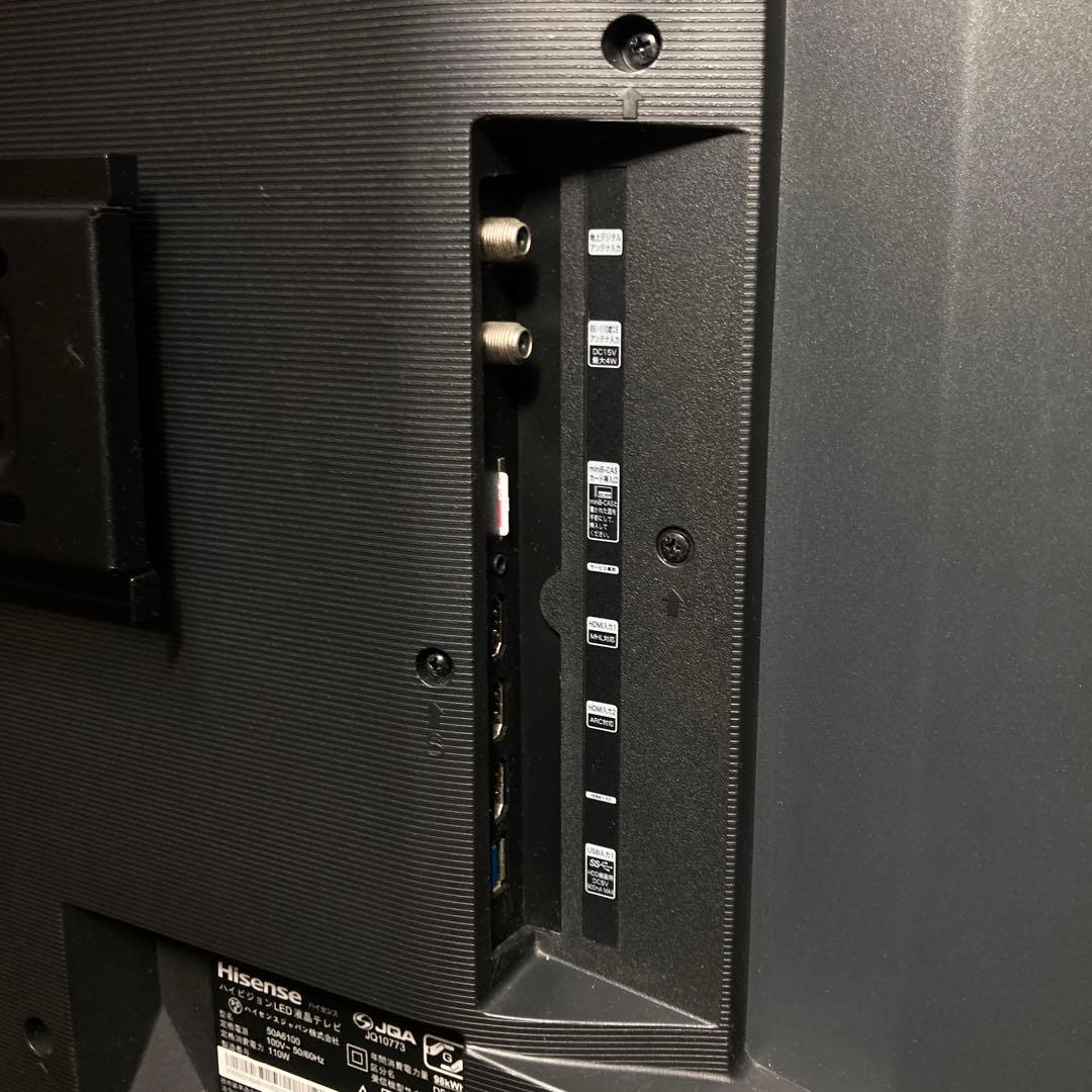 Hisense 4K液晶テレビ 50インチ 50A6100 2019年製