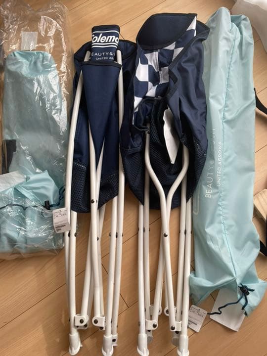 新品/未使用　Coleman × Beauty&Youthヒーリングチェア2脚