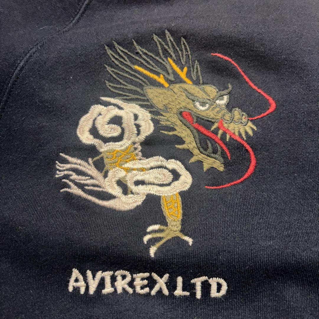 たけしAVIREX LTD U.S. Air Forceスタジャン前後刺繍