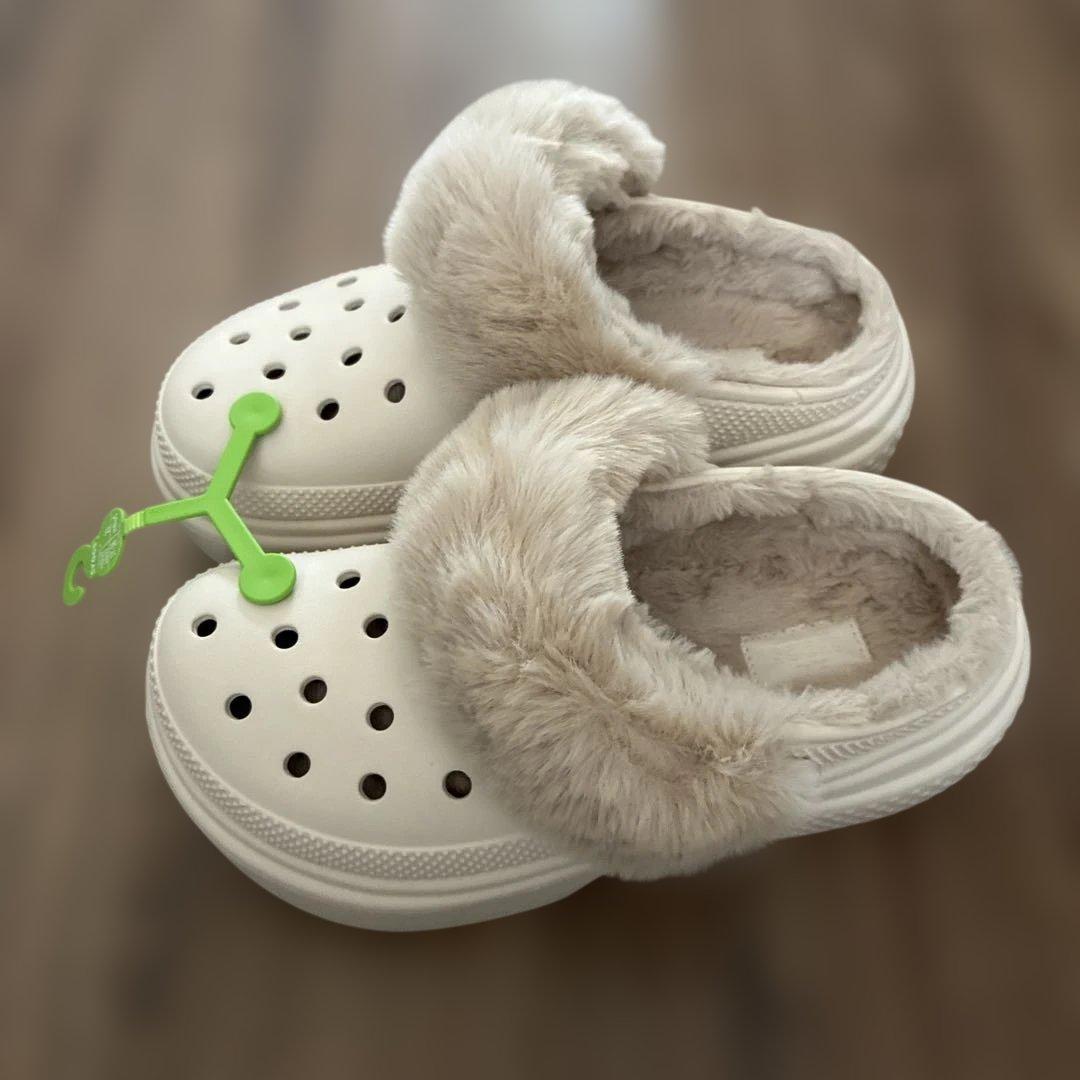 クロックス　ストンプラインドクロッグボア　23cm