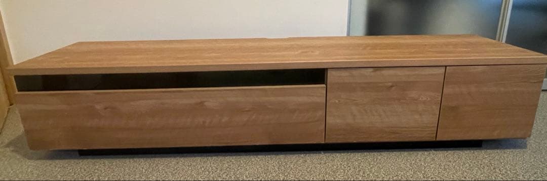 テレビ台 180cm ダークブラウン シャビー