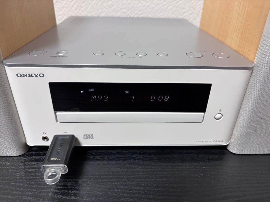 ONKYO CR-U1X（X-U1X）CDコンポ Bluetoothリモコン付き