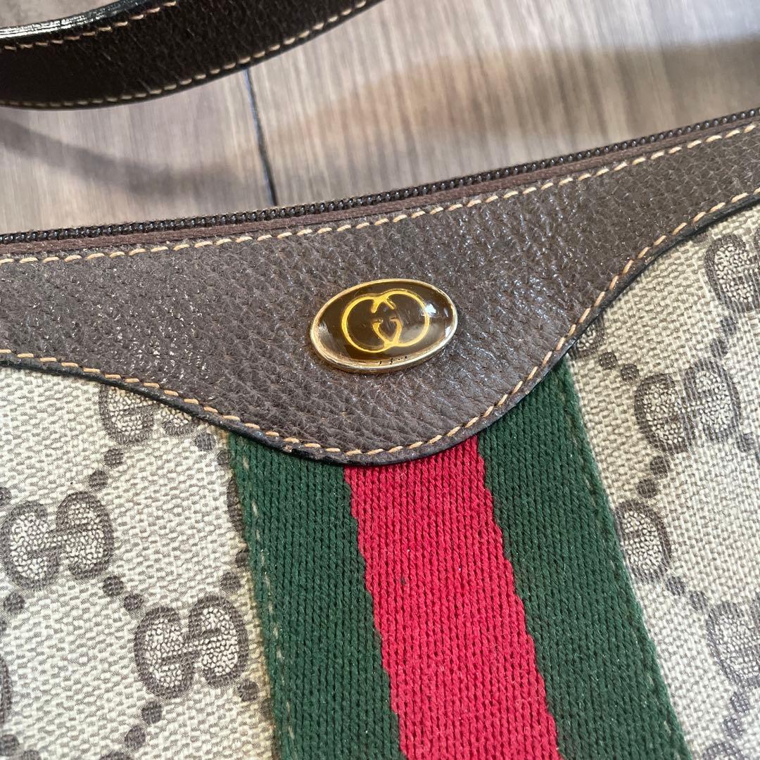 オールドグッチ　ショルダーバッグ　ハーフムーン