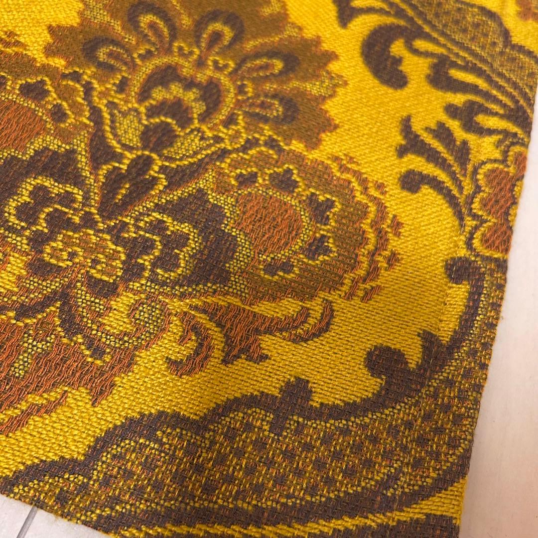 ヴィンテージ カーテン　ミッドセンチュリー　東欧　北欧　ファブリック　生地　布