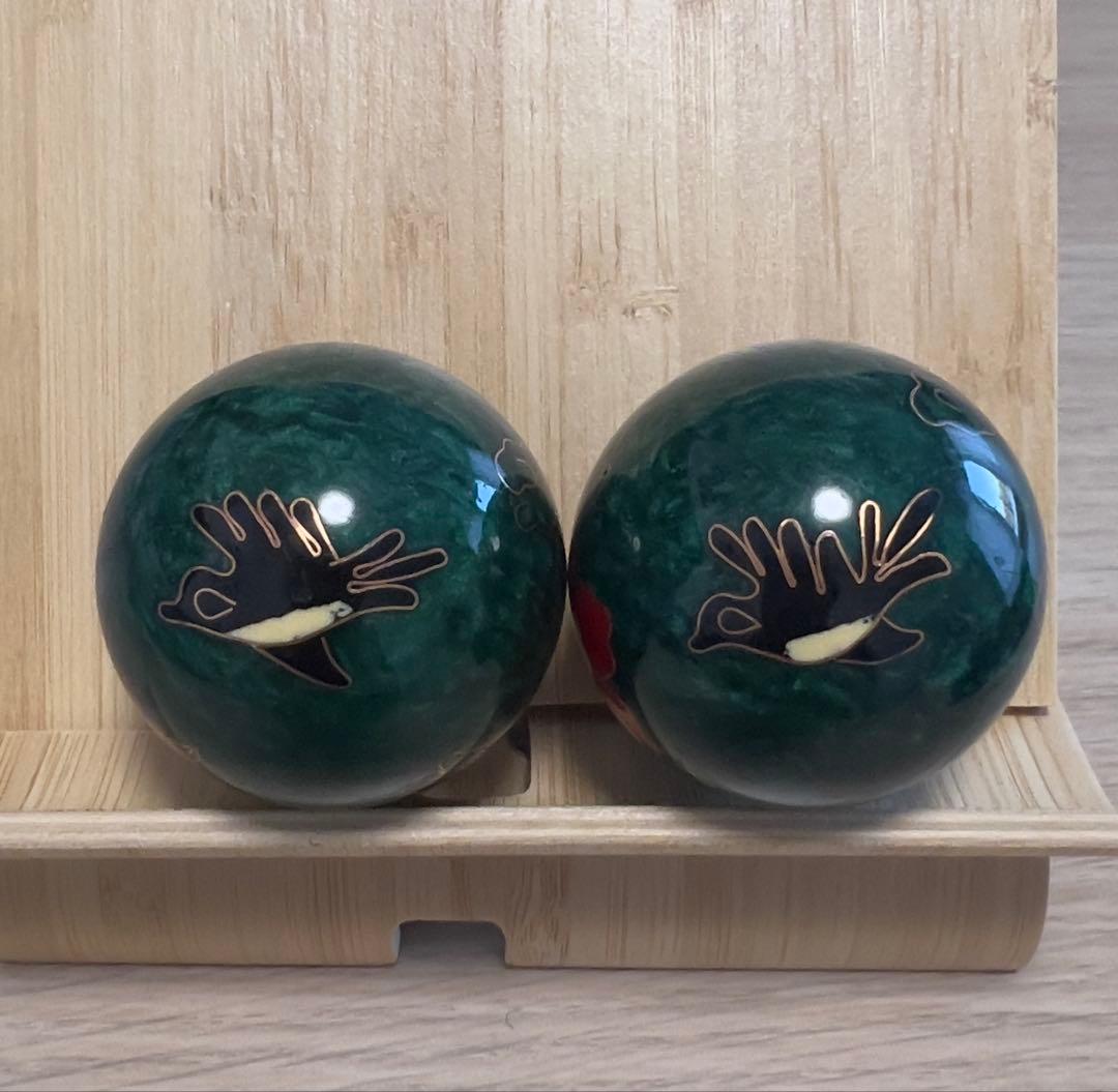 【 如意宝珠な縁起物 希少逸品】銀座ギャラリー購入 不思議な音を奏でる「音玉」