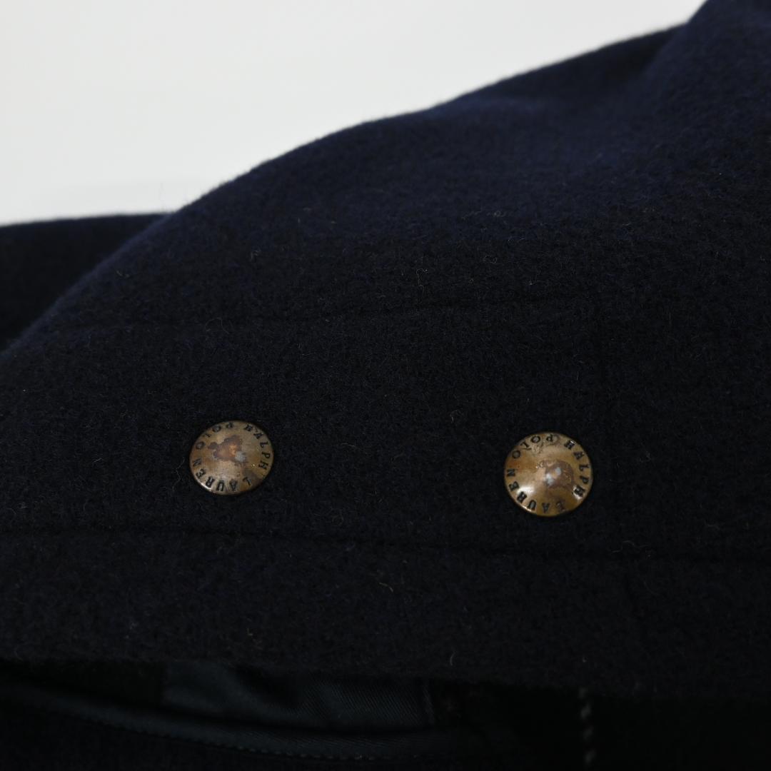 48864★冬 ポロラルフローレン ダッフルコート ダークネイビー