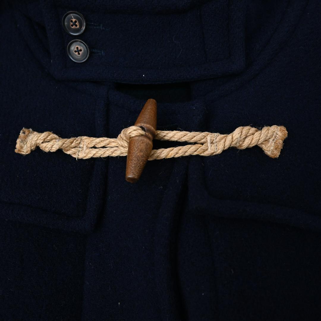 48864★冬 ポロラルフローレン ダッフルコート ダークネイビー