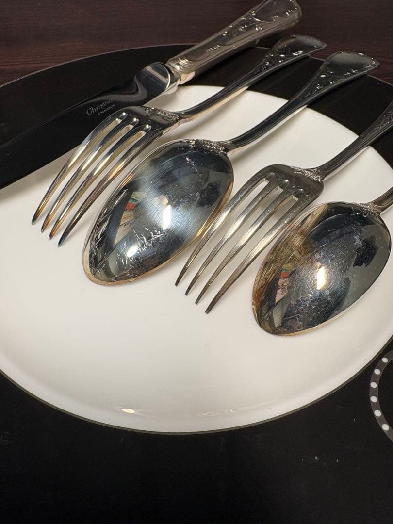 【クリストフル】マルリー　5本セット①　新品価格9万円越え