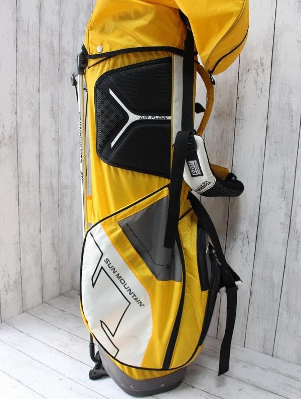 サンマウンテン スタンドバッグ キャディバッグ イエロー