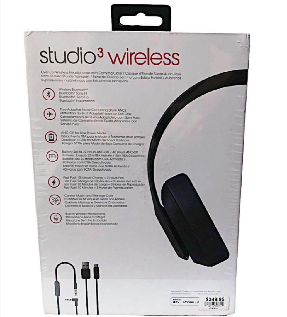 ダ*ー様 Beats Studio3 ワイヤレスヘッドホン グレー