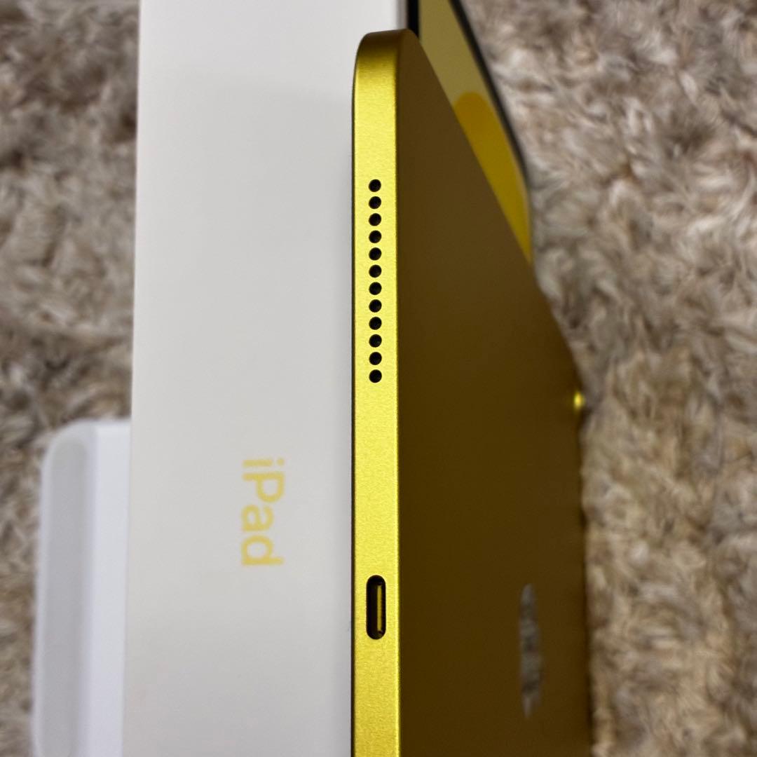 iPad（A16）128GB Wi-Fi イエロー バッテリー最大容量100％