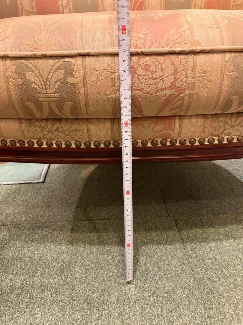 お値下げ　アンティーク　肘掛け　椅子1人掛け　英国風　家具の老舗マルニ　木工製