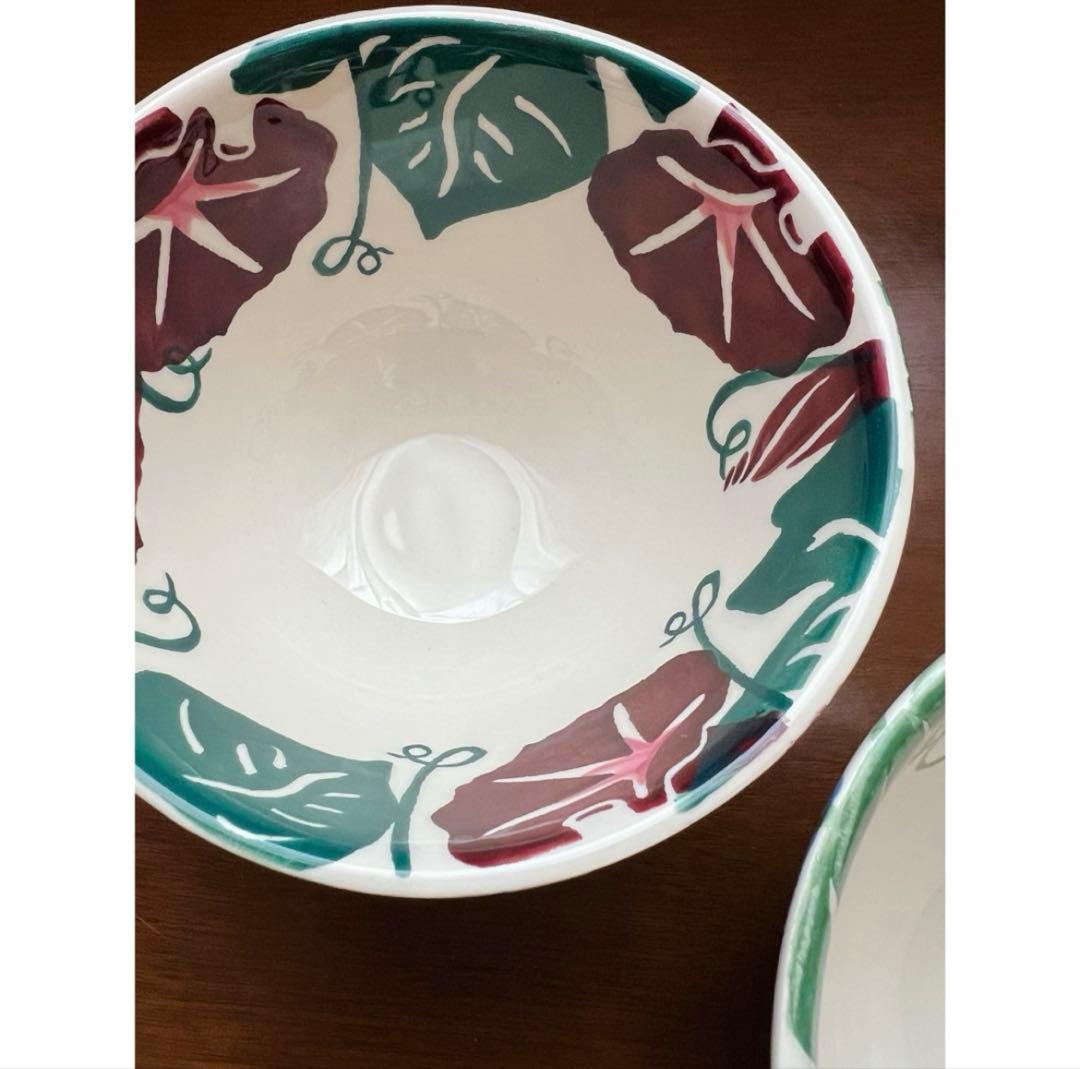 【新品】エマブリッジウォーター　ボウル　ペア　アサガオ　限定