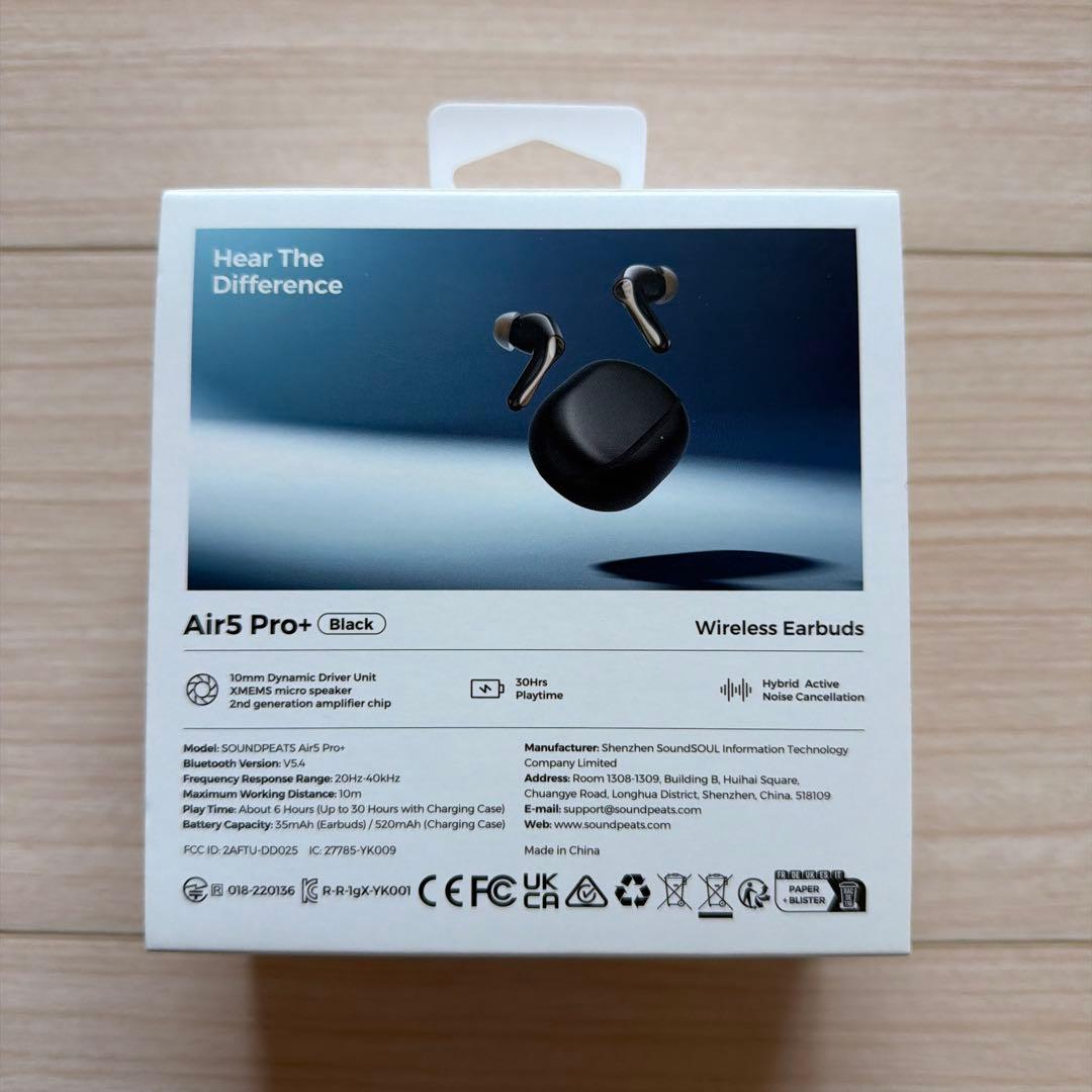 イヤホン SOUNDPEATS Air5 Pro Plus