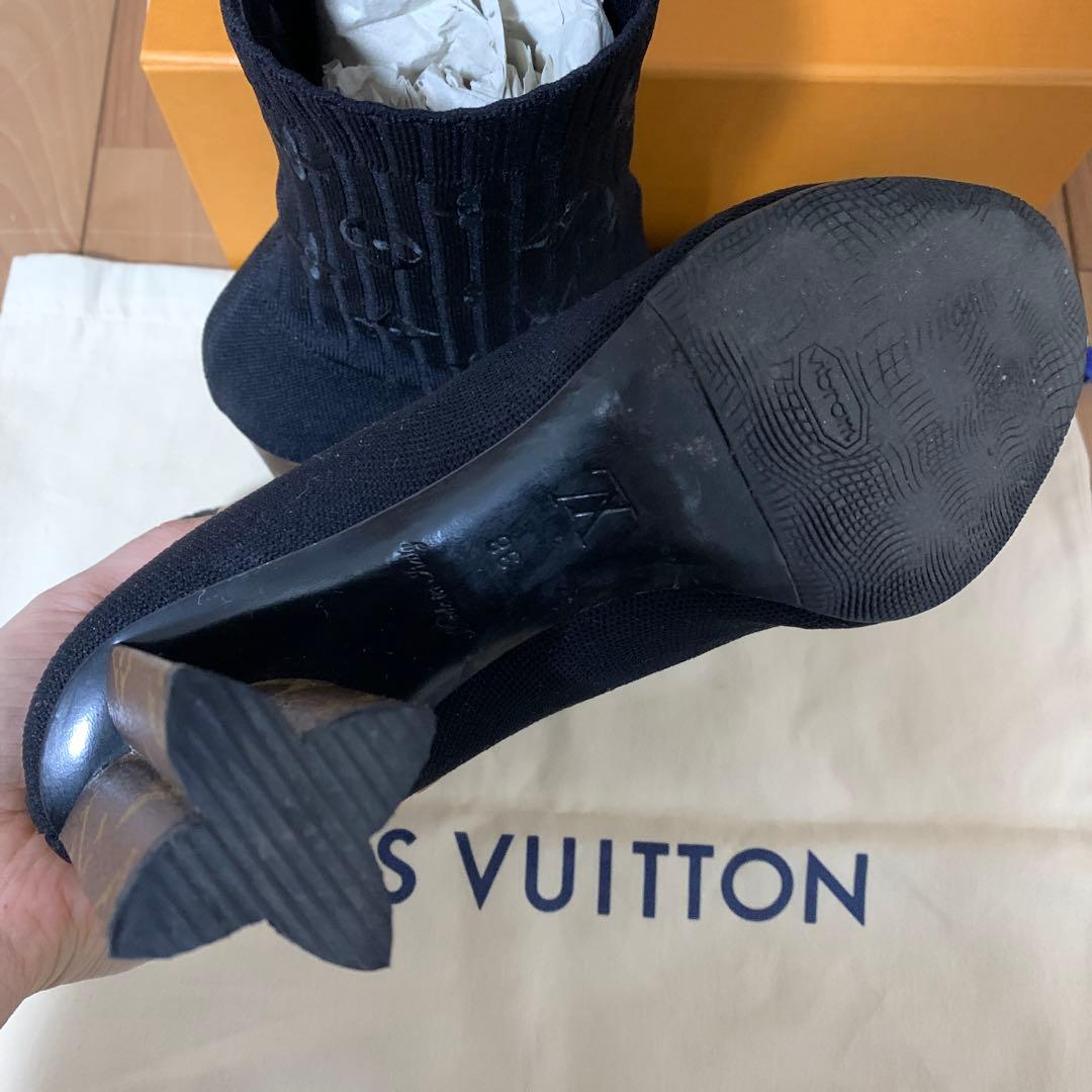 LOUIS VUITTON　シルエットアンクルブーツ　38