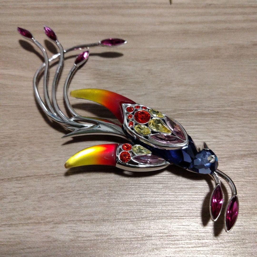 925 スワロフスキー ブローチ