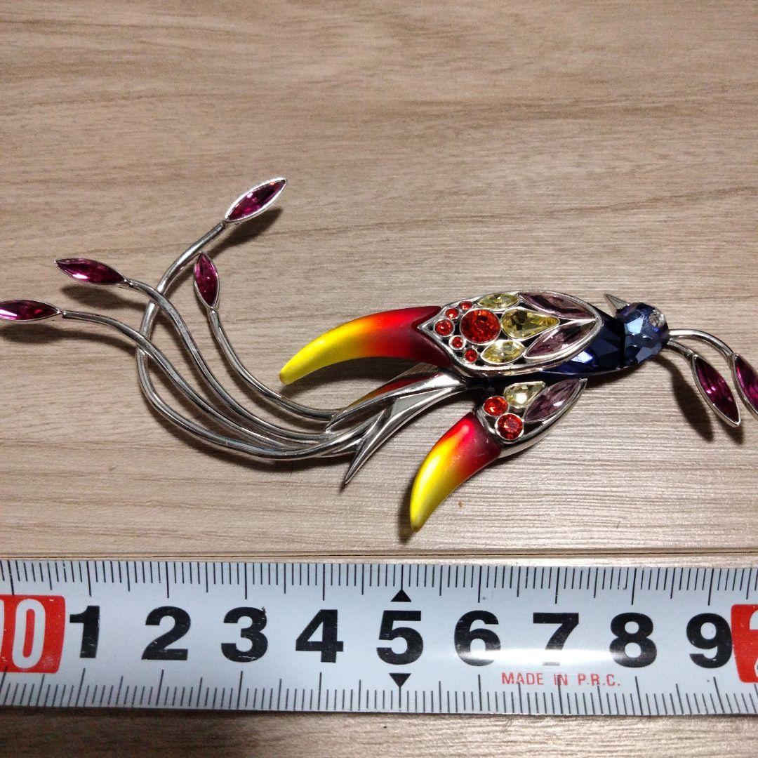 925 スワロフスキー ブローチ