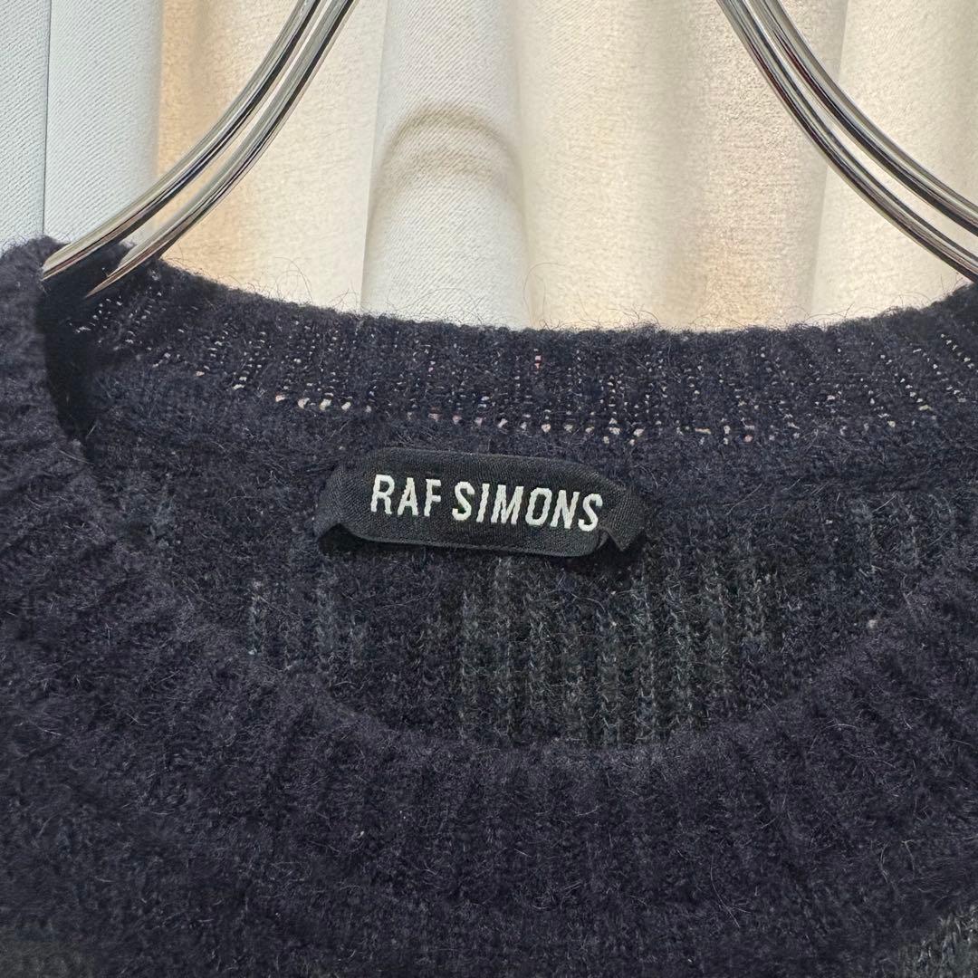 RAF SIMONS Archive レオパード モヘア ニット