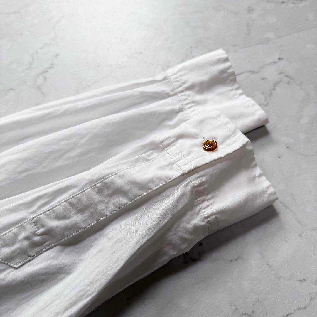 ヴィヴィアンウエストウッドレッドレーベル オーブ シャツ 1 ホワイト レッド