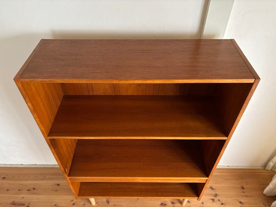 北欧ヴィンテージ　デンマーク　チーク　シェルフ