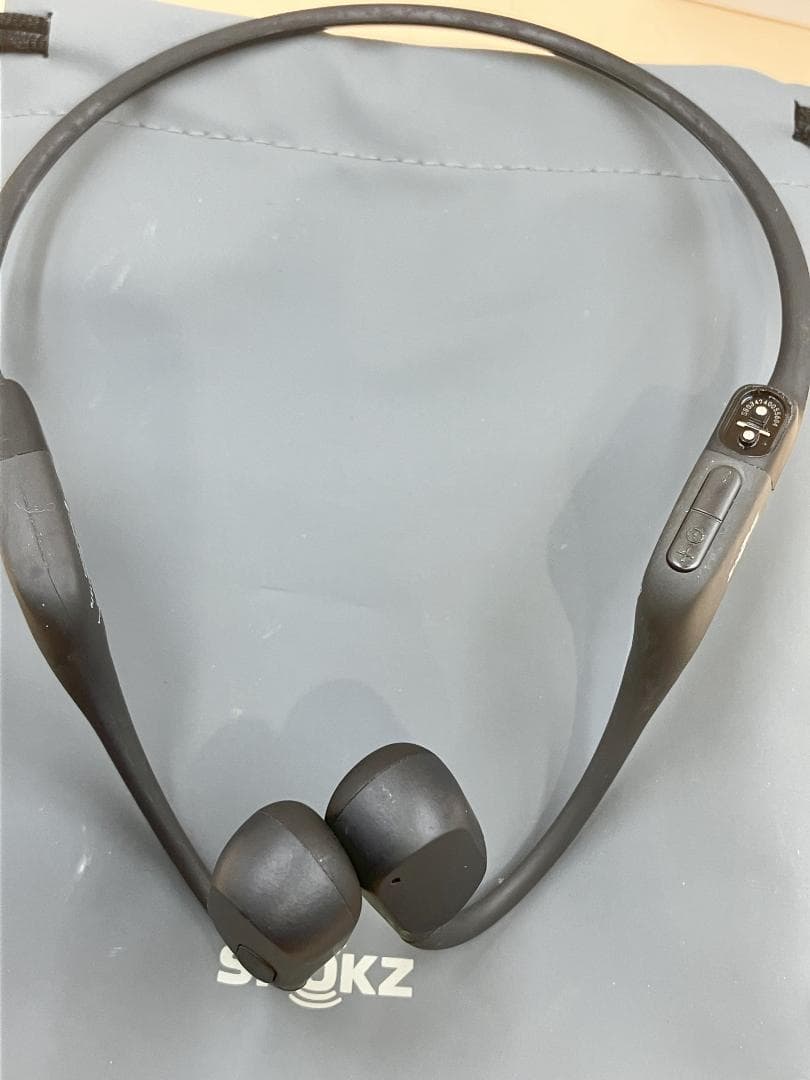 未使用に近い　SHOKZ OpenRun Mini 骨伝導イヤホン ブラック