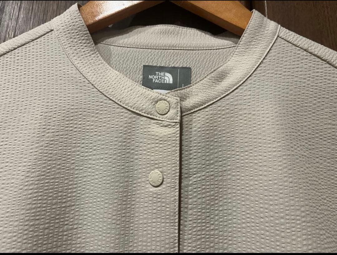 超美品　THE NORTH FACE ノースフェイス　シアサッカー　長袖　L