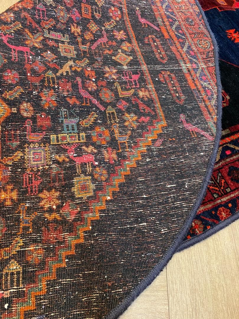 t*☆様 ペルシャ絨毯 ケルマン 186x124cm ヴィンテージ ラグ 手織り