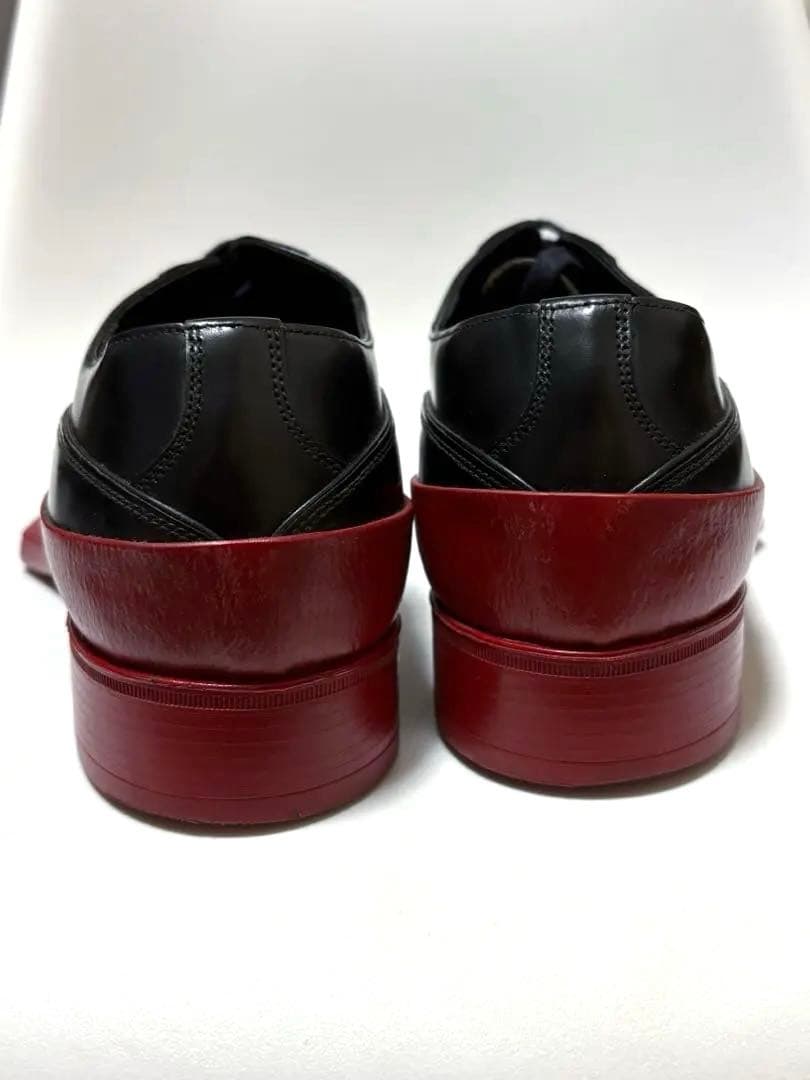 最終価格 名作 プラダ12AW ラバーソールドレスシューズ9美品