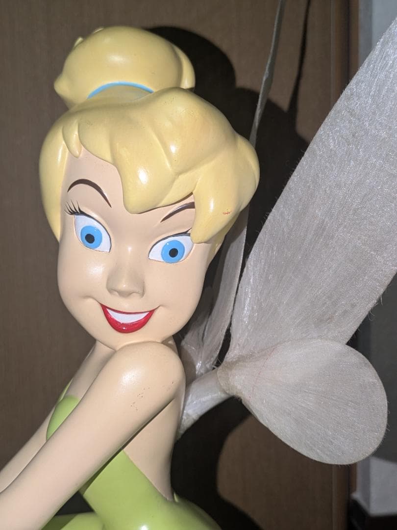 激レア！海外ティンカー・ベル 置物 約46cm 電源アダプター付き