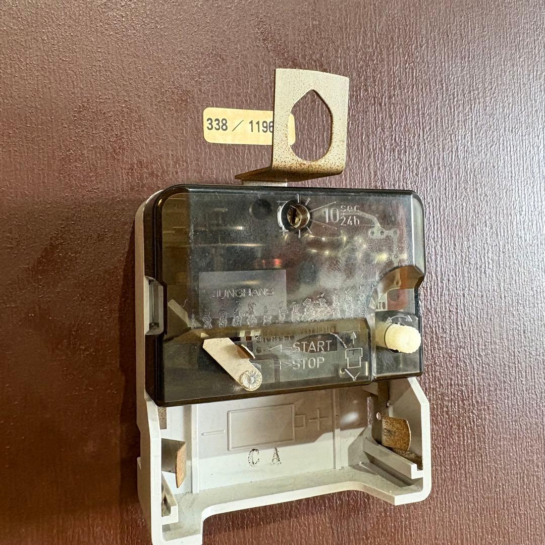 JUNGHANS 70' ヴィンテージ　ミラーフェイスクロック　壁掛時計