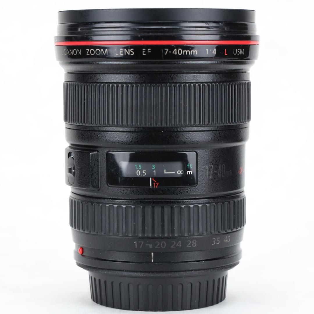 EF17-40mm F4L USM フード レンズケース UVフィルター付き