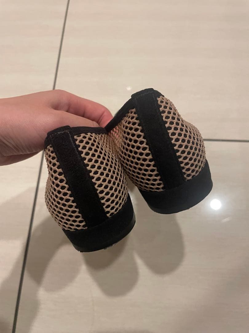 【超美品】LE TALON ポインテッドネットフラット