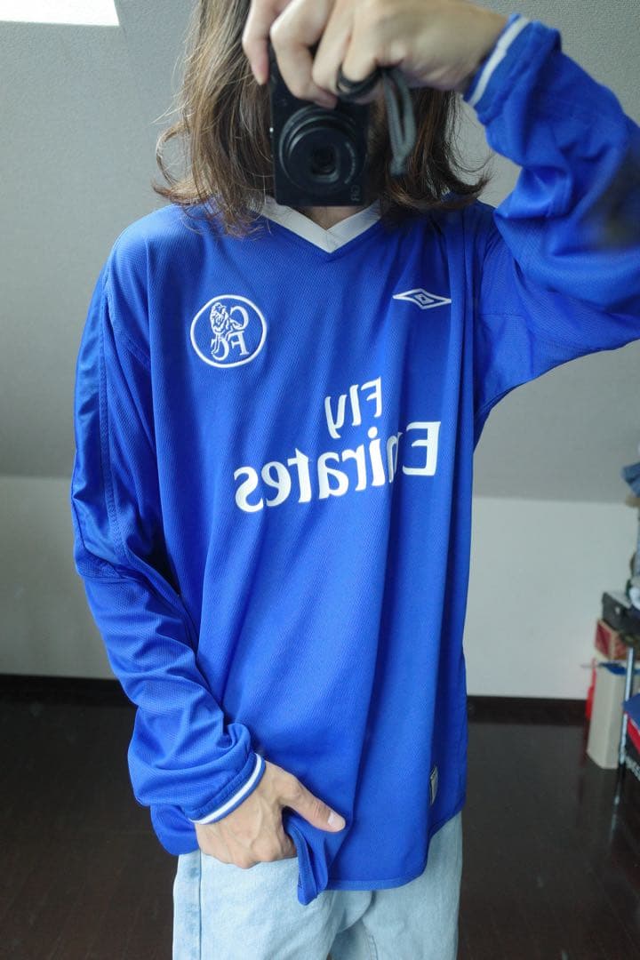 UMBROアンブロ　チェルシー　リバーシブル ゲームシャツ 長袖