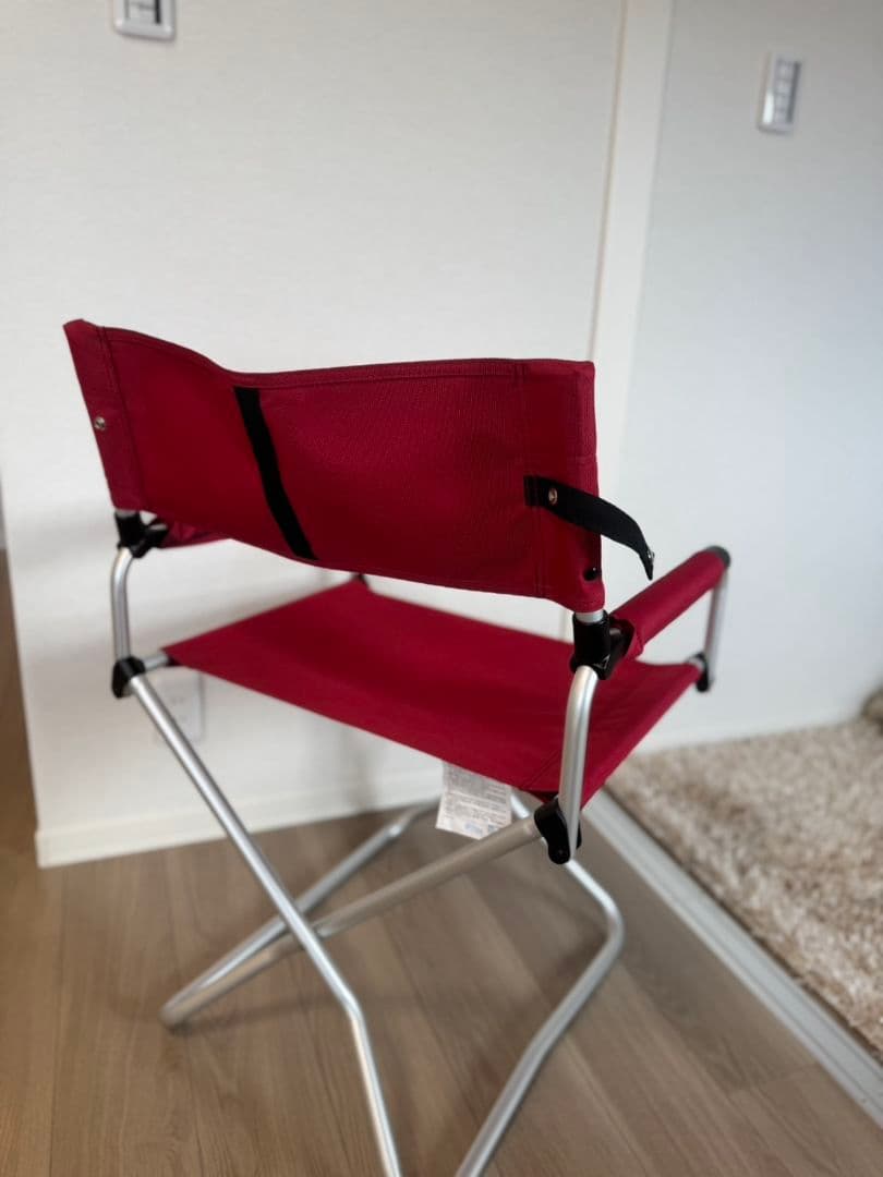 スノピークアウトドアチェア 赤