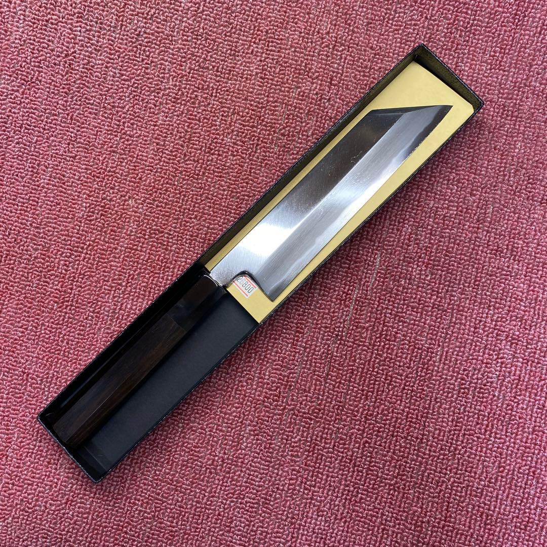 青二鋼　ケンムキ包丁、むきもの包丁 180㎜ 6寸