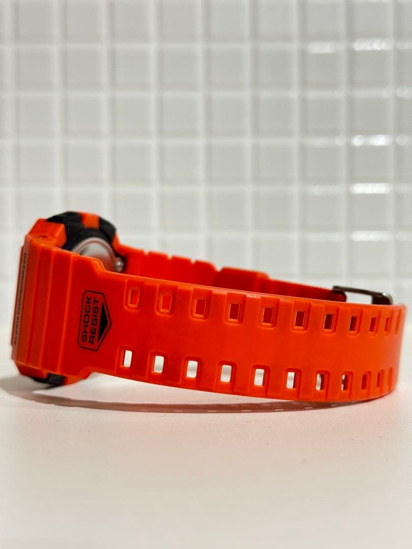 【美品】廃盤 カシオ G-SHOCK DW-D5500MR レスキューオレンジ